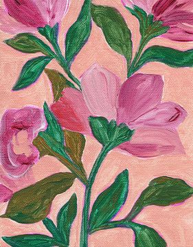 Roze Bloesems van Nikita Jariwala