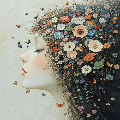 Blumen Frau
