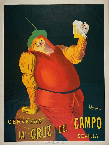 Leonetto Cappiello - Cervezas la Cruz del Campo (1906) von Peter Balan