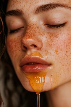 Natural beauty with a honey mask by Poster Art Shop