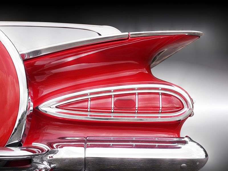 American classic car Impala 1959 Tail fin by Beate Gube