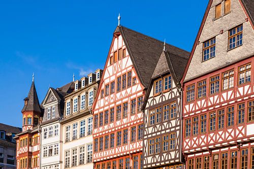 Vakwerkhuizen op de Römerberg in Frankfurt am Main