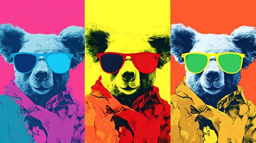 Warhol: Stijlvolle Koala Portretten