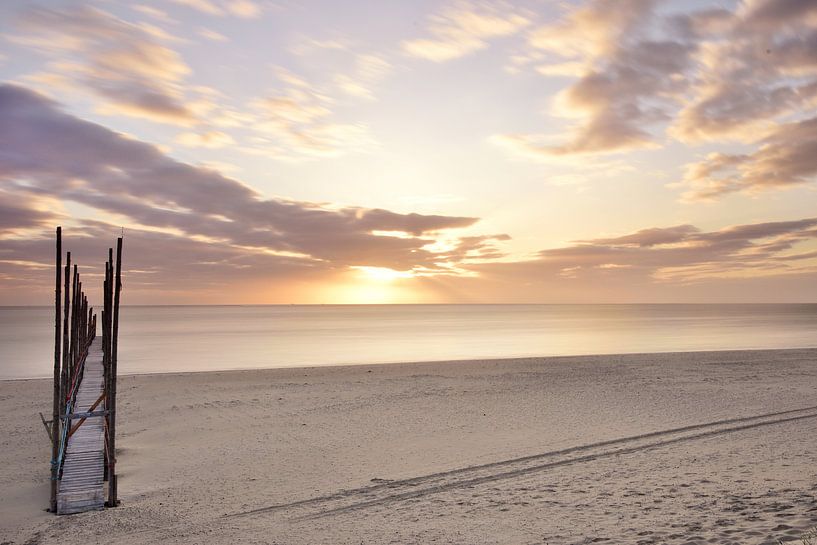 Jetty for the ferry from Texel to Vlieland by John Leeninga