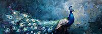 Peacock | Peacock Painting by Poster Art Shop thumbnail