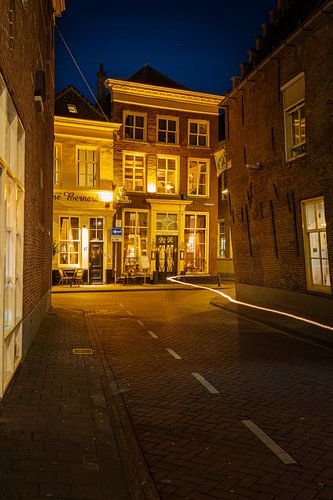 Verwersstraat de nuit, Den Bosch sur Goos den Biesen