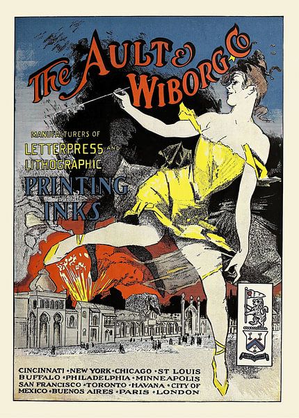Jules Chéret - Ault and Wiborg, Ad. 088 (1890-1913) von Peter Balan