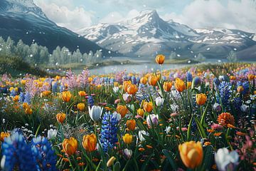 Blumen im Frühling von Egon Zitter