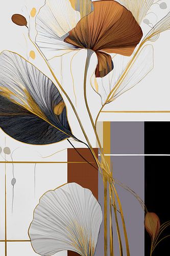 Moderne kunstbloemen van Andreas Wemmje