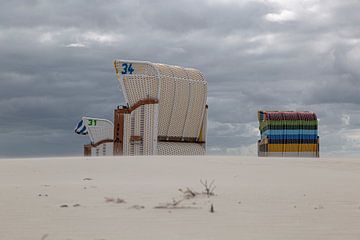 Strandkorb auf Amrum von Thomas Heitz