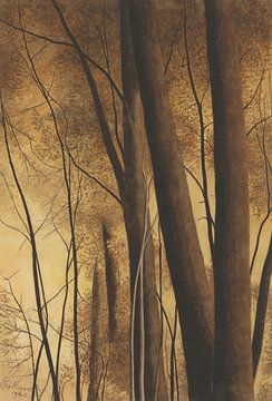 Léon Spilliaert - Bäume (1940) von Peter Balan