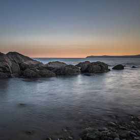 Large stones at the Opal Coast by Marian van der Kallen Fotografie