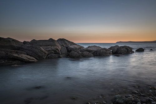 Large stones at the Opal Coast
