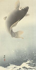 Aufsteigender Karpfen aus Ohara Koson