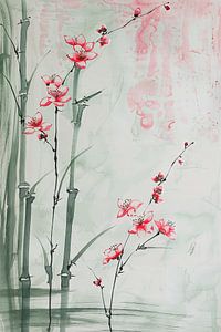 Cerisier en fleurs japonais