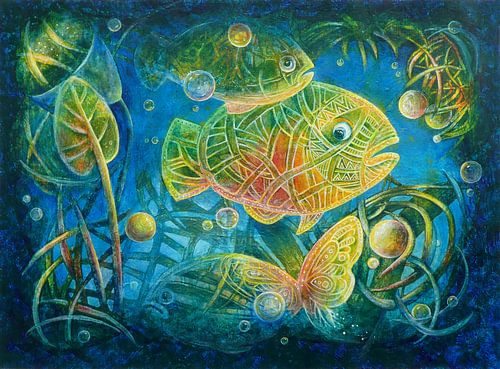 fish in the deep by Larysa Golik