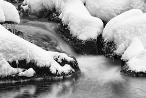 A little river in the winter sur Gonnie van de Schans