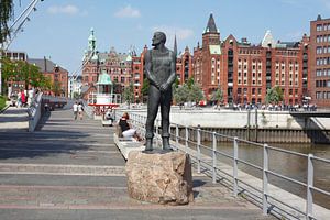 Störtebeker-Denkmal, Internationales Maritimes Museum Hamburg im ehemaligen Kaispeicher I, Hafencity