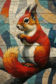Squirrel by Blikvanger Schilderijen