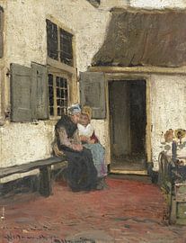 Neighborly Gossip, Bernardus Johannes Blommers