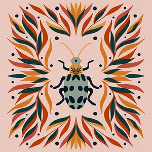 Insecte et feuilles