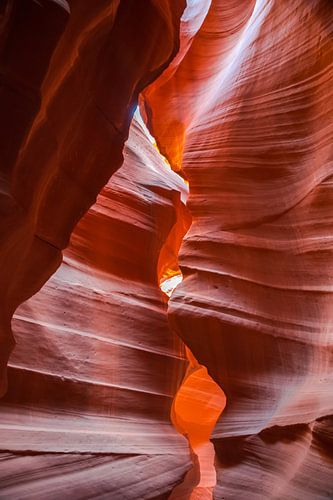 Prachtige vormen in Antelope Canyon, Arizona