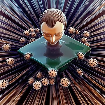 Morphological main subject: Origin of thought by Vythryd Arts