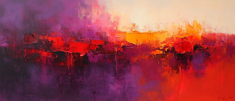 Play of colours in the evening light by Poster Art Shop