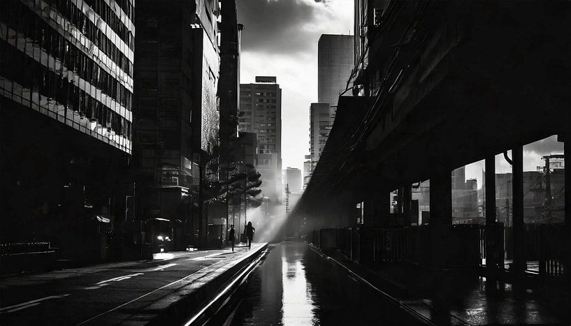 Tokio Stadt am Morgen von Mustafa Kurnaz