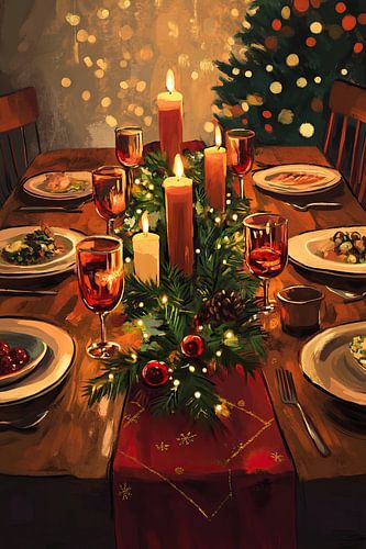 Weihnachtstisch | Warme Weihnachten