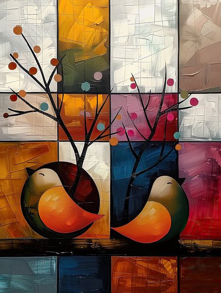 Eigenwijs van Abstract Schilderij