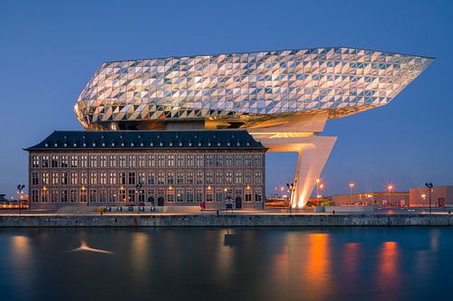 Hafenhaus, Antwerpen, Flandern, Belgien von Henk Meijer Photography
