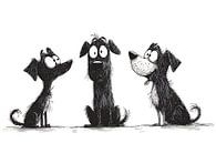 three disney dogs by PixelPrestige thumbnail