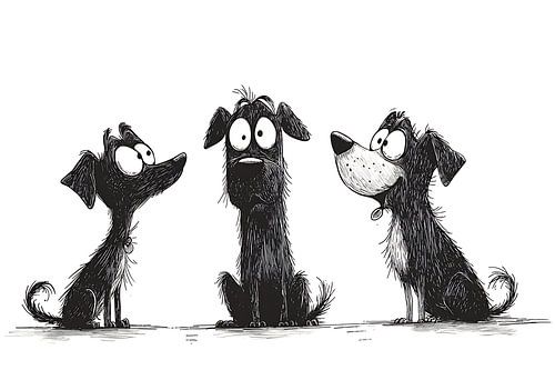 three disney dogs