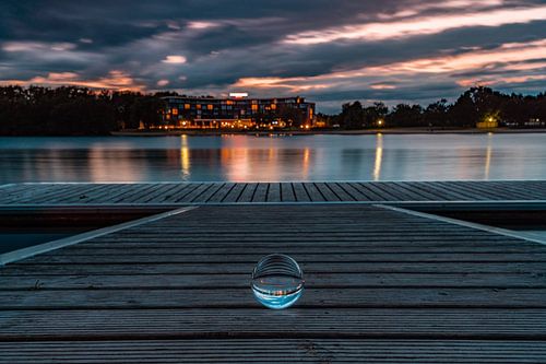 Glass ball at the Allersee