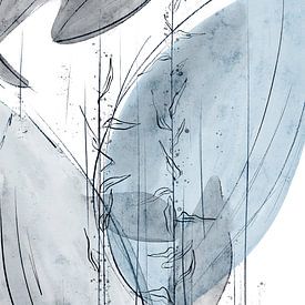 Composition in blues van AnkieArt