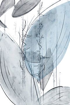 Composition in blues van AnkieArt