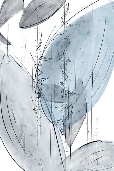 Composition in blues van AnkieArt