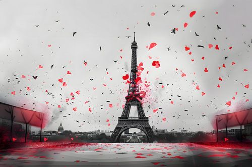 Panorama van de Eiffeltoren