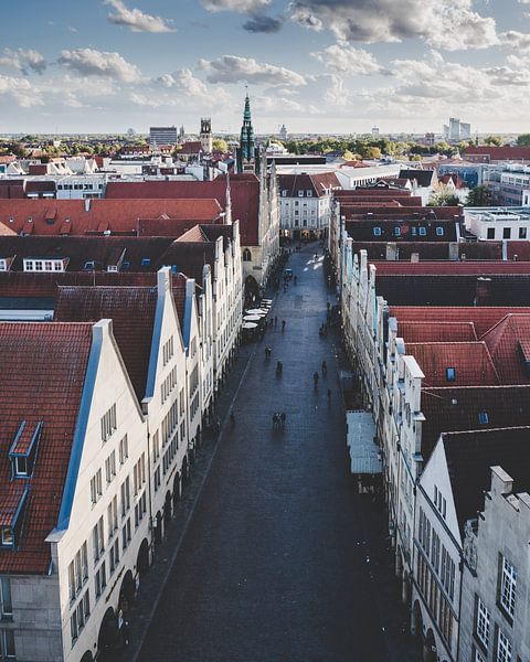 Prinzipalmarkt von Oben von Steffen Peters