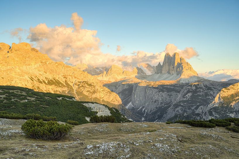 Aussicht vom Monte Specie in den Dolomiten von Michael Valjak