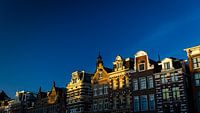 Matinée ensoleillée sur le Rokin, Amsterdam.