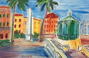Raoul Dufy - Der Place d'Hyères, L'Obélisque und der Musikpavillon (1927)