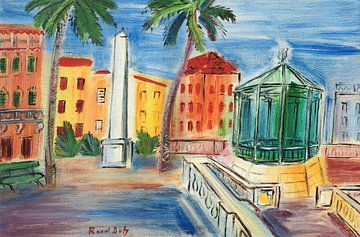 Raoul Dufy - The Place d'Hyères, L'Obélisque and the bandstand (1927) by Peter Balan