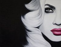 Iza popart portrait