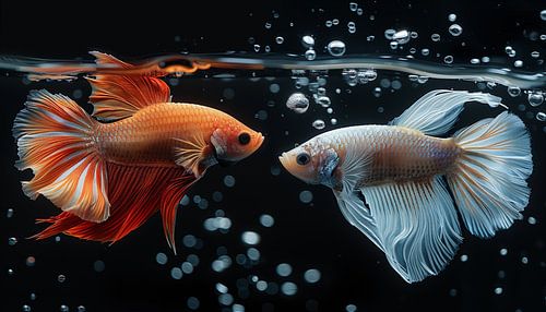 2 Fische im Wasser, Kemp-Fisch-Panorama