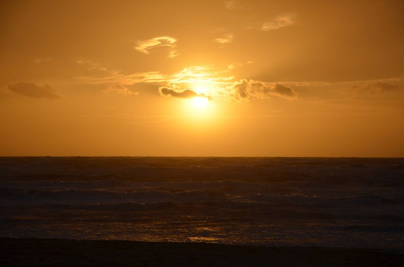 Oranje boven par Op Het Strand