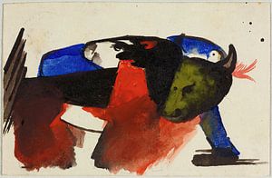 Zwei Tiere (1913) von Franz Marc