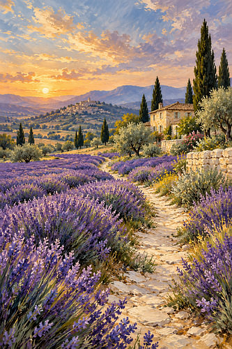 Lavender light in Provence