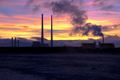 Poolbeg view Christmas Eve on Bull Island 